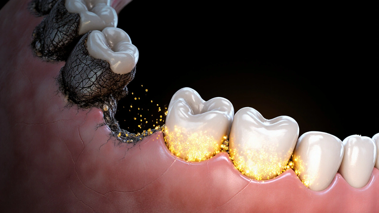 Chybějící zuby v čelisti způsobují posuny sousedních zubů a omezení výživy.