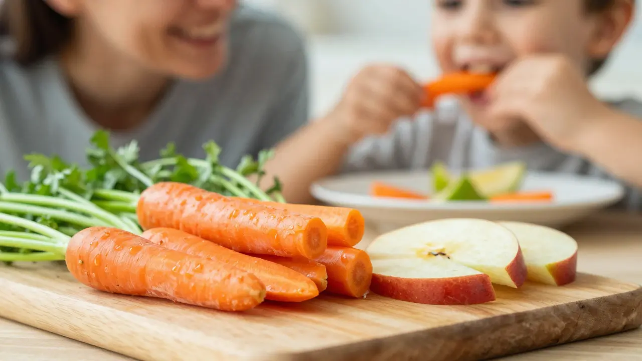 Čerstvá zelenina a ovoce jako přirozená pomoc při vypadávání zubu