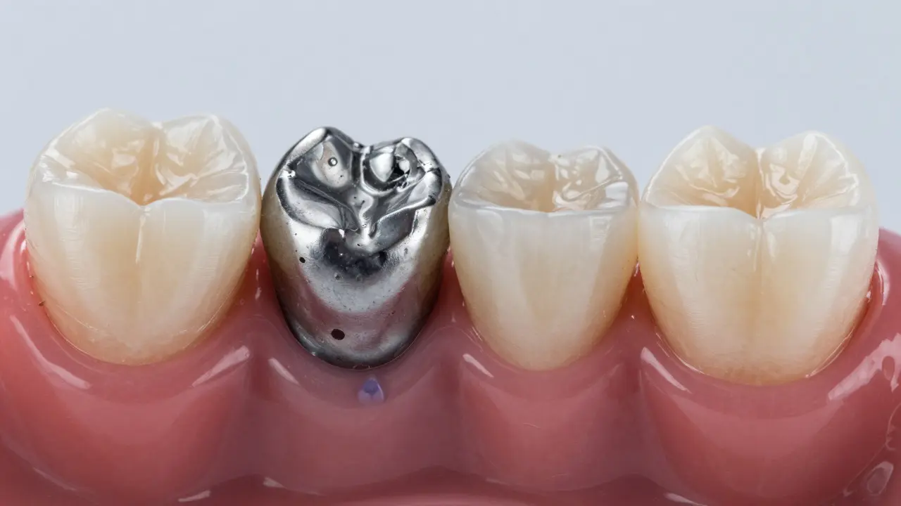 Detailní pohled na různé typy zubních výplní